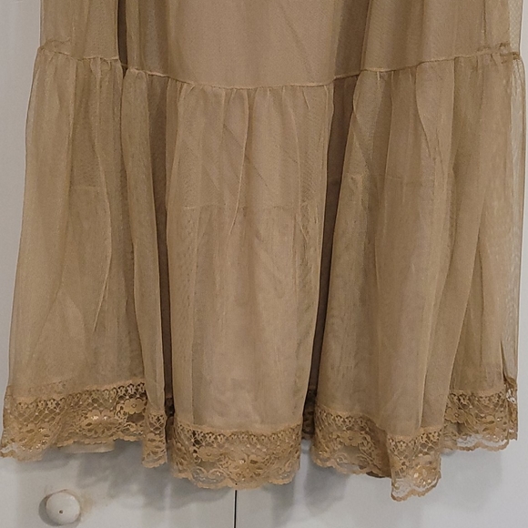 Free People Mesh Overlay Skirt (M) - Picture 3 of 7